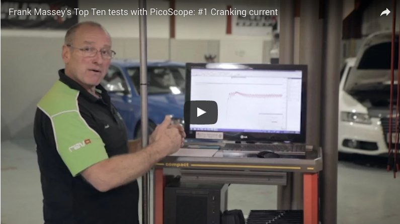 Frank Massey’s Top Ten tests with PicoScope: #1 Cranking current
