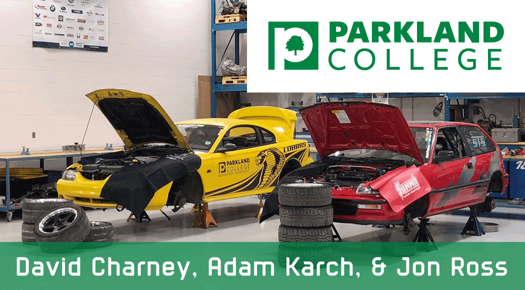 Podcast Episode #32 with Jon Ross, Adam Karch, and David Charney – Parkland College Initiatives