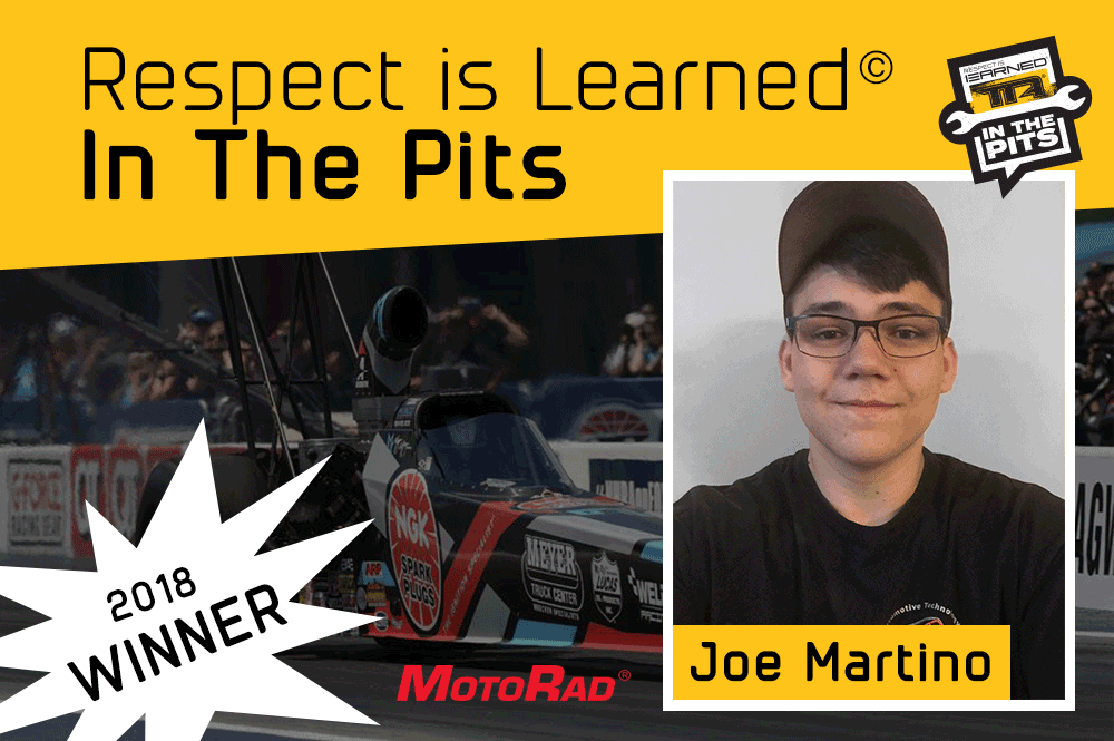2018 Respect is Learned© In The Pits Winner Selected